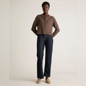 Quince Brown Women's Cardigan Sweater